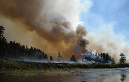 Wildfire in BWCWA