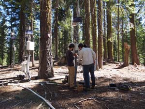 Groundwater measurement instruments in Sierra Nevadas