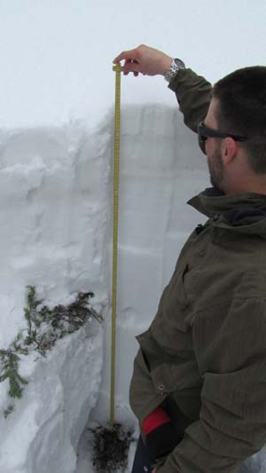 Measuring snowpack in Sierra Nevadas