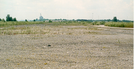 Chicago steel mill property before conversion to Steelworkers Park